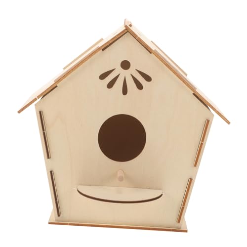 Toddmomy Vogelhausspielzeug aus Holz Vogelfütterer Vogelhäuser Nest Spielzeughängematte holzbastelsets für holzspielzeug malen Vogelhaus bemalen hölzernes Vogelhaus Toddmomy Vogelhausspielzeug aus Holz Vogelfütterer Vogelhäuser Nest Spielzeughängematte holzbastelsets für holzspielzeug malen Vogelhaus bemalen hölzernes Vogelhaus von Toddmomy