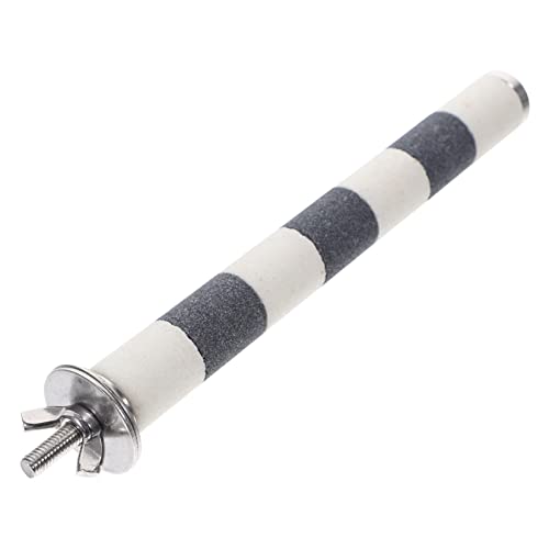 Toddmomy Papageienstange 20cm für Vogelkäfig Beißfeste Papageien Sitzstange aus Stabilem Material Kratzstock für Vögel zur Krallepflege und Spielzeug von Toddmomy
