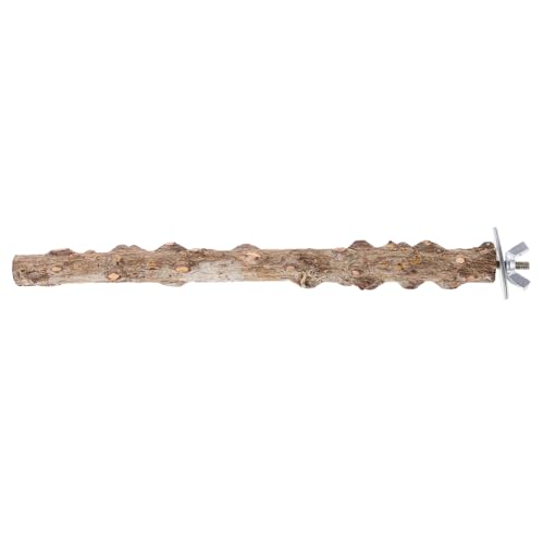 Toddmomy Papageien Sitzstange Aus Naturholz Kletter Und Kau-Spielzeug Für Vögel Robuste Vogelperche Für Sittiche Und Andere Vögel Installieren Sicher Für Schnabel Und Krallen von Toddmomy