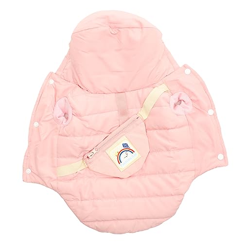 Toddmomy Warmhaltende Hundekleidung Mit Tragetasche Komfortables Wasserdichtes Und Waschbares Outfit Für Kleine Hunde Und Katzen Für Kalte Herbst Und Wintertage Mit Kapuze von Toddmomy