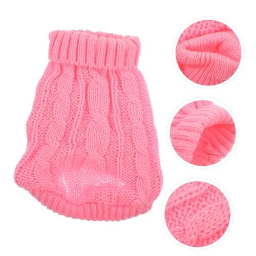 Toddmomy Warmer Elastischer Hundepullover mit Hohem Kragen Gestrickt und Hautfreundlich Maschinenwaschbar für Kleine Hunde im Winter Stilvoll und Kuschelig Toddmomy Warmer Elastischer Hundepullover mit Hohem Kragen Gestrickt und Hautfreundlich Maschinenwaschbar für Kleine Hunde im Winter Stilvoll und Kuschelig von Toddmomy
