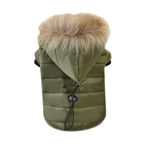 Toddmomy Warmer Pet Down Coat mit Kapuze für Kleine und Mittelgroße Hunde Winterjacke mit Beinen Bequem und Langlebig für und Outdoor Aktivitäten Grün S Toddmomy Warmer Pet Down Coat mit Kapuze für Kleine und Mittelgroße Hunde Winterjacke mit Beinen Bequem und Langlebig für und Outdoor Aktivitäten Grün S von Toddmomy