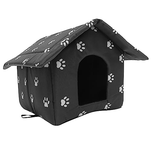 Toddmomy Wasserdichtes Katzenhaus Für Außenbereich Bequeme Und Sichere Schlafgelegenheit Für Katzen Und Kleine Abnehmbar Und Langlebig Für Drinnen Und Draußen Toddmomy Wasserdichtes Katzenhaus Für Außenbereich Bequeme Und Sichere Schlafgelegenheit Für Katzen Und Kleine Abnehmbar Und Langlebig Für Drinnen Und Draußen von Toddmomy