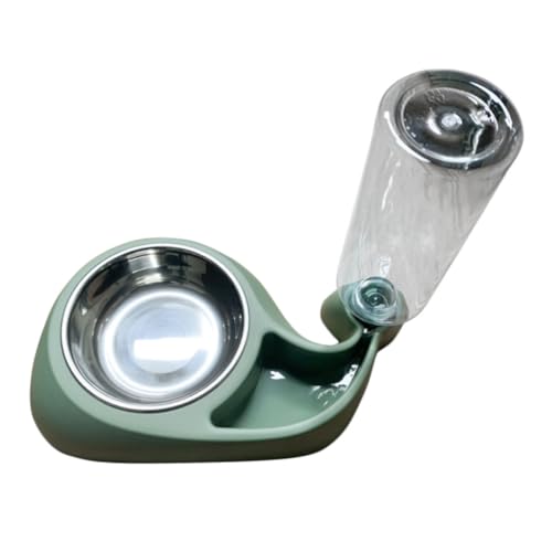 Toddmomy Haustier-Futter- Und Wasserspender Automatischer Futterspender Für Haustiere Doppel-futternapf Wassernapf Für Haustiere Grün von Toddmomy