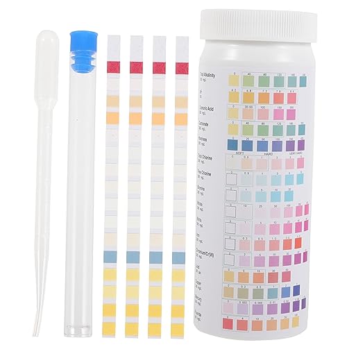 Toddmomy Wassertest-kit 100 Stück Trinkwasser-teststreifen Testpapier Mit Pipette Im Lieferumfang Enthalten von Toddmomy
