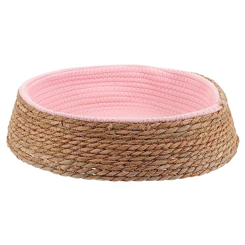 Toddmomy Weiden Haustierbett Für Katzen Schlafkissen Aus Geflochtenem Rattan Weiche Strapazierfähige Liegefläche Als Katzennest Oder Hundeschlafplatz Toddmomy Weiden Haustierbett Für Katzen Schlafkissen Aus Geflochtenem Rattan Weiche Strapazierfähige Liegefläche Als Katzennest Oder Hundeschlafplatz von Toddmomy
