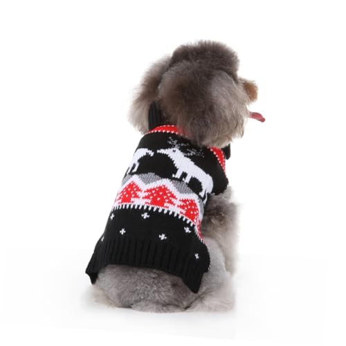 Toddmomy Weihnachtskostüme Für Hunde Kleine Hundepullover Hund Rentier Kostüm Gestrickte Pullover Haustier-partykostüm Weihnachtsoutfit Für Hunde Welpenkostüme Hundekleidung Weihnachten von Toddmomy