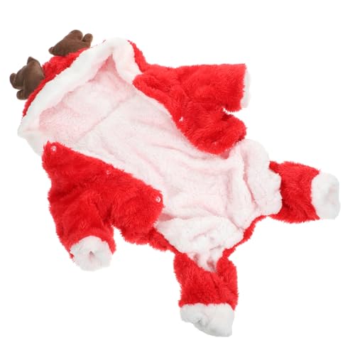 Toddmomy Xmas Hundekleidung Hoodie Für Haustiere Weihnachts-elch-Outfit Für Kleine Und Mittelgroße Hunde Und Katzen Kostüm Für Festliche Anlässe Und Fotoshootings von Toddmomy