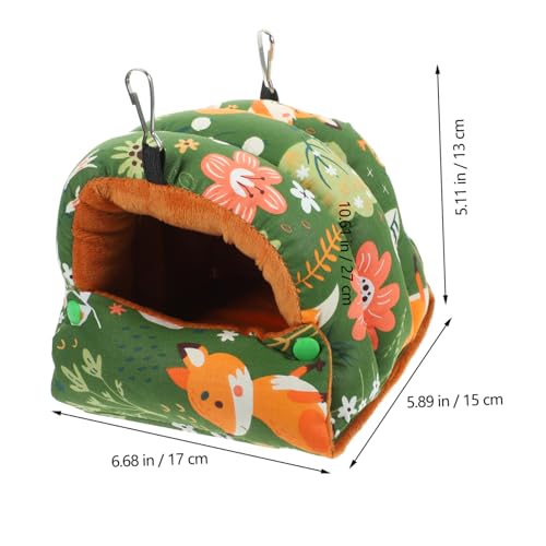 Toddmomy Winter Papageiennest Hängematte aus Warmes Vogelhaus für Papageien für Käfige Gemütlicher Schlafplatz für Kalte Wintermonate Toddmomy Winter Papageiennest Hängematte aus Warmes Vogelhaus für Papageien für Käfige Gemütlicher Schlafplatz für Kalte Wintermonate von Toddmomy