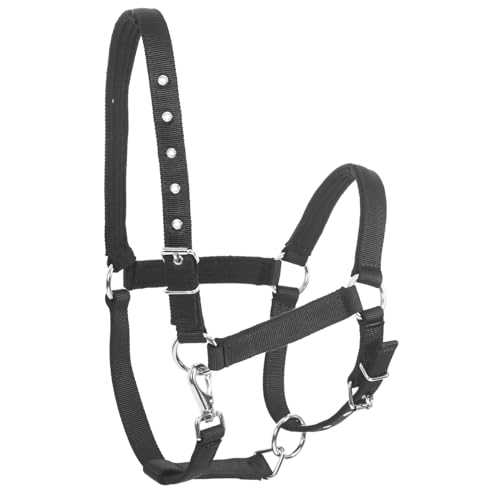 Toddmomy Zaumzeug für Pferde Pferdespielzeug Halfter Spielzeugpferde Pferdezaumzeug Kalb verstellbares Kopfstück Reitschutzring Pferdeschützer Pferdeversorgung Kummet Nylon Black Toddmomy Zaumzeug für Pferde Pferdespielzeug Halfter Spielzeugpferde Pferdezaumzeug Kalb verstellbares Kopfstück Reitschutzring Pferdeschützer Pferdeversorgung Kummet Nylon Black von Toddmomy
