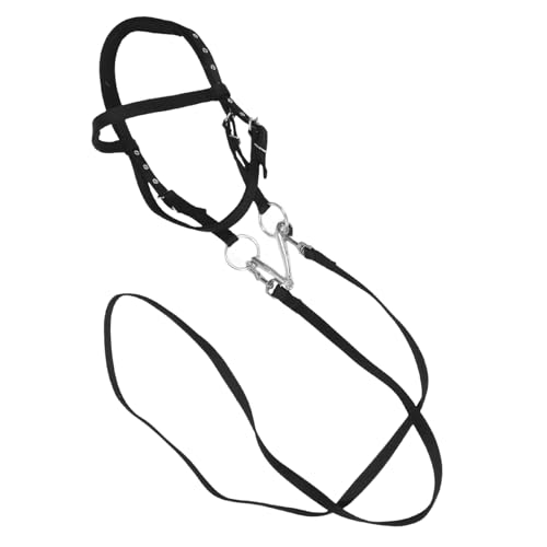 Toddmomy Zaumzeugseil pferdezubehör Pferdehalfter Pferdetrainingsseil Pferde Training Halfter Pferdekontrollseil Seilhalfter Pferdeseil Pferdestallbedarf Halfter für Pferde Nylon Black von Toddmomy