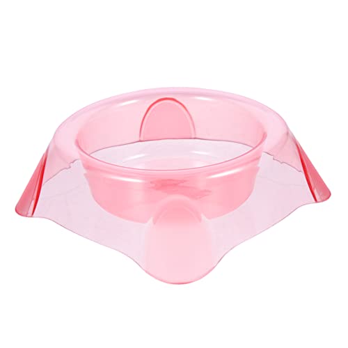 Toddmomy hundefutternapf hundenapf pet Bowl Hunde kotbeutel Katzenfutternapf Hunde kaustangen Katzenfutter und Wassernäpfe kein Auslaufen Haustiernapf Hundebedarf Käfig Hundenapf Abs Rosa von Toddmomy