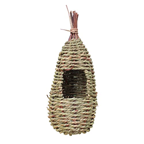 Vogelhaus aus Grasgewebe für Garten und Innenbereich Hängende für Papageien Naturfreundliches Nistkasten Vogelhaus aus Grasgewebe für Garten und Innenbereich Hängende für Papageien Naturfreundliches Nistkasten von Toddmomy