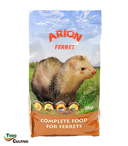 Alleinfutter für Frettchen Arion, 3 kg, Frettchen für Haustiere wie Jagd. von Todo Cultivo