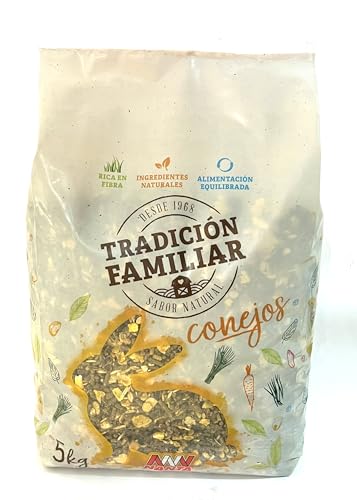 Futter für Mastkaninchen, Züchter oder Begleitkaninchen 5 kg Nanta von Todo Cultivo