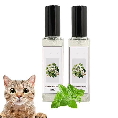 Herbal Cat Joy Spray, Katzenminze-Spray für Katzen, Catnip Spray for Cats Katzentrainingsspray mit Katzenminze, Katzenkratzspray-Nebel Transparentes Verhaltensspray für Katzen und Kätzchen (2 Stück) von Toerjii