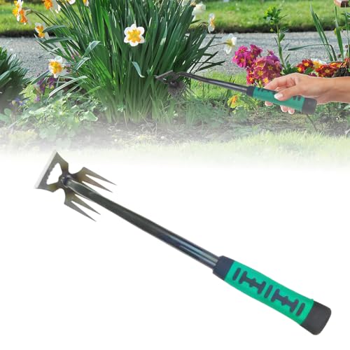 Toerjii Gartenarbeit Hand Unkrautstecher, 2025 Neu Unkrautstecher,Unkraut Jäten Gartengeräte Entwurzelung Jäten Werkzeug,Outdoor-Garten-Reinigungsschaufel,Gartengeräte, Profi Trimmer Unkraut (#02) von Toerjii