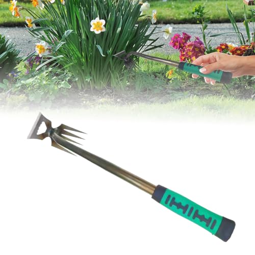Toerjii Gartenarbeit Hand Unkrautstecher, 2025 Neu Unkrautstecher,Unkraut Jäten Gartengeräte Entwurzelung Jäten Werkzeug,Outdoor-Garten-Reinigungsschaufel,Gartengeräte, Profi Trimmer Unkraut (#01) von Toerjii