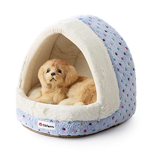 Tofern Hundehöhle Hundehütte Hundebett Hundehaus Weich Warm Hundebett&Katzenbett, Waschbar, Schön Punktmuster Tofern Hundehöhle Hundehütte Hundebett Hundehaus Weich Warm Hundebett&Katzenbett, Waschbar, Schön Punktmuster von Tofern