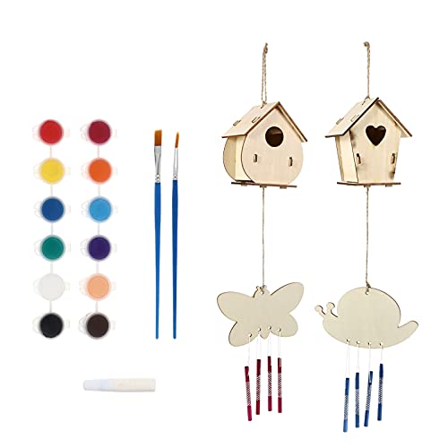 Tofficu 1 Satz Hölzerne Vogelnistspielzeug dekorativ Verschachtelung draußen Nest gemacht handbemalte Vogelhäuser Holzhandwerk für holzhandwerk selber Machen Zufällige Farbe Tofficu 1 Satz Hölzerne Vogelnistspielzeug dekorativ Verschachtelung draußen Nest gemacht handbemalte Vogelhäuser Holzhandwerk für holzhandwerk selber Machen Zufällige Farbe von Tofficu