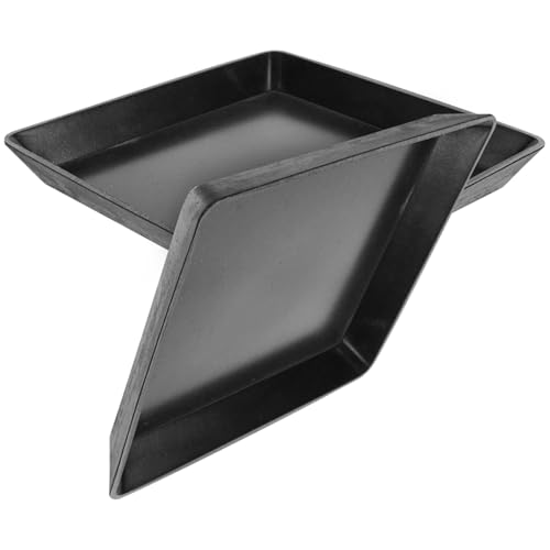 Tofficu 2 Quadratische Blumentopfschalen Untersetzer Für Blumentöpfe Tropfschalen Für Die Fensterbank Bonsai-Teller Blumentopfschale Für Den Sukkulenten-Bonsai-Garten von Tofficu