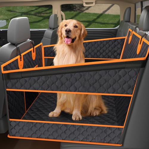 Toffos Hundeautositz für große Hunde, extra stabile Sitzverlängerung für Hunde mit hartem Boden, wasserdichtes und faltbares Design Haustierautositz mit atmungsaktivem Netzfenster Toffos Hundeautositz für große Hunde, extra stabile Sitzverlängerung für Hunde mit hartem Boden, wasserdichtes und faltbares Design Haustierautositz mit atmungsaktivem Netzfenster von Toffos