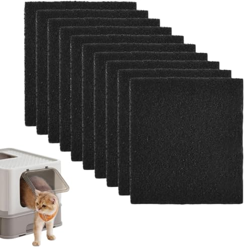 16 Stück Katzenstreu-Aktivkohlefilter-Baumwolle, Hochsaugfähiger Katzenklo Kohlefilter, Katzentoilette Aktivkohlefilter, Activated Carbon Cat Litter Filter, for Cat Litter Tray Odour Control 16 Stück Katzenstreu-Aktivkohlefilter-Baumwolle, Hochsaugfähiger Katzenklo Kohlefilter, Katzentoilette Aktivkohlefilter, Activated Carbon Cat Litter Filter, for Cat Litter Tray Odour Control von Tokaneit