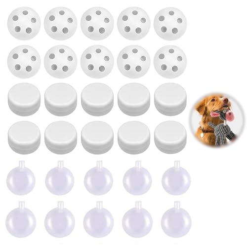 30 Stück Rassel Zum Einnähen, Quietscherm Rasselbällen, Spielzeug Noise Squeakers Quietscher, Rasselkugeln, Quietscher zum Einnähen, Verwendet Für Hundespielzeug, Haustiere Geeignet für die Wartung von Tokaneit