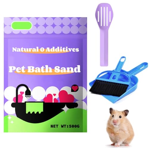 4 Stück Chinchillasand Badesand, Staubfreier Badesand für Hamster, Premium Badesand für Hamster, Hamster Wüstenbad Sand, Sandbad Set für Hamster mit Reinigungssandschaufel, für kleine Haustiere 4 Stück Chinchillasand Badesand, Staubfreier Badesand für Hamster, Premium Badesand für Hamster, Hamster Wüstenbad Sand, Sandbad Set für Hamster mit Reinigungssandschaufel, für kleine Haustiere von Tokaneit