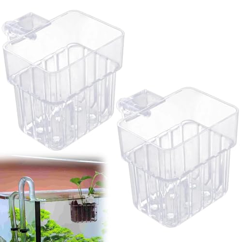 Transparenter Pflanzenhalter für Aquarien,Aquarium Pflanzenhalter für Fisch Tank,Aquarium Aquariumpflanzentopf,Aquakultur Aufhängebügel 2 Stück Tokaneit Transparenter Pflanzenhalter für Aquarien,Aquarium Pflanzenhalter für Fisch Tank,Aquarium Aquariumpflanzentopf,Aquakultur Aufhängebügel 2 Stück Tokaneit von Tokaneit
