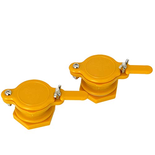 Tolegano Honig Abfüllhahn 2 Stück, Quetschhahn, gelb, Plastik, Honigeimer, lebensmittelecht, Bienen, Honig, Honigernte, Schleudern, Beekeeping, Honiggläser, Abfüllkübel Tolegano Honig Abfüllhahn 2 Stück, Quetschhahn, gelb, Plastik, Honigeimer, lebensmittelecht, Bienen, Honig, Honigernte, Schleudern, Beekeeping, Honiggläser, Abfüllkübel von Tolegano
