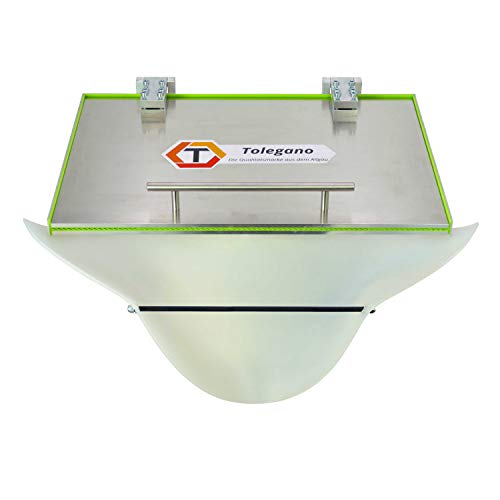 Tolegano Mittelwandpresse luftgekühlt mit Zellmaß 5,1 mm - Mittelwand individuell zuschneidbar. Mittelwandgiessform Gussform Mittelwaende Imkerei Mittelwände selber giessen Imkereizubehör Wabenpresse von Tolegano