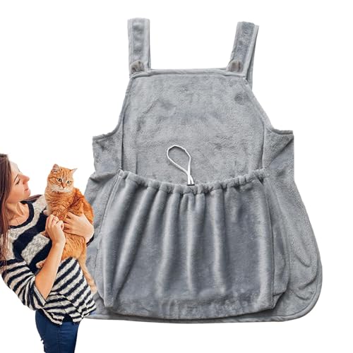 Katzentragetasche – Haustier-Fronttasche für Katzen | Kratzfeste, weiche Haustierschürze | Atmungsaktive Katzentrageschürze | Verstellbare Hundetragetasche, kratzfeste Taschen für Katzen im Innen- und von Toliya