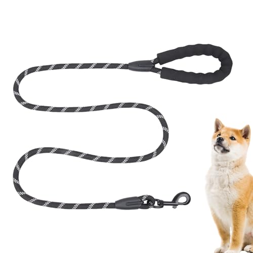 Reflektierendes Traktionsseil für Hunde – Komfortabler gepolsterter Griff, sichere Hundeleine | Hundeleine aus Nylon | Hundeleine, gepolsterter Griff, Hundeleine zum Gehen, Laufen, Training, lange Reflektierendes Traktionsseil für Hunde – Komfortabler gepolsterter Griff, sichere Hundeleine | Hundeleine aus Nylon | Hundeleine, gepolsterter Griff, Hundeleine zum Gehen, Laufen, Training, lange von Toliya