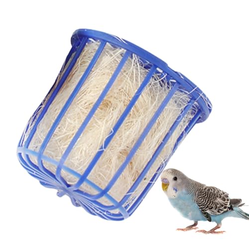 Toliya Nest für Vögel, bequemer, weicher Korb zum Nisten von Sittichen, multifunktionales Entspannungsnest für Papageien, Versteckter Unterschlupf für Vögel, Sittiche Toliya Nest für Vögel, bequemer, weicher Korb zum Nisten von Sittichen, multifunktionales Entspannungsnest für Papageien, Versteckter Unterschlupf für Vögel, Sittiche von Toliya
