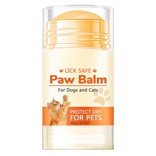 Trockene Pfotenpolster – Balsamstift für Katzenpfoten | Pfotenbutter für Hunde | Natürliche lecksichere Pfotenbutter für Hunde | Welpenpfotenbalsam, 40 g Hundefußbalsam, natürlicher, lecksicherer Welp Trockene Pfotenpolster – Balsamstift für Katzenpfoten | Pfotenbutter für Hunde | Natürliche lecksichere Pfotenbutter für Hunde | Welpenpfotenbalsam, 40 g Hundefußbalsam, natürlicher, lecksicherer Welp von Toliya