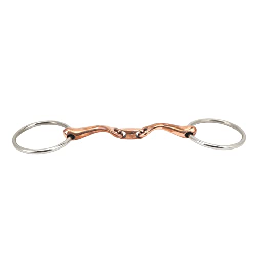 Pferdesnaffeln Bit, Ring Bit 135 Mm Pferdmund Edelstahlring Korrosionsbeständiges Kupfergelenk für Pferdungsprodukte Pferdesnaffeln Bit, Ring Bit 135 Mm Pferdmund Edelstahlring Korrosionsbeständiges Kupfergelenk für Pferdungsprodukte von Tomantery