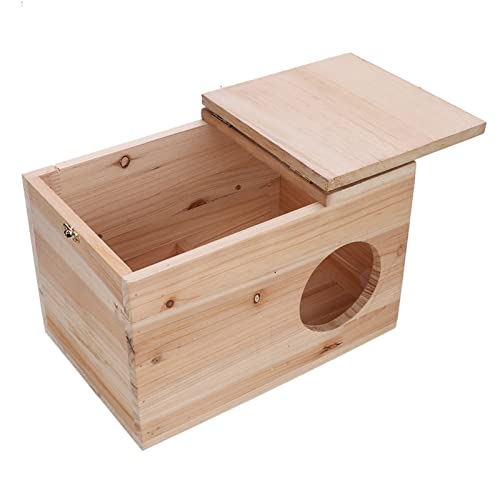 Tomantery Hölzerne Zuchtbox aus Naturholz für Chinchillas von Tomantery