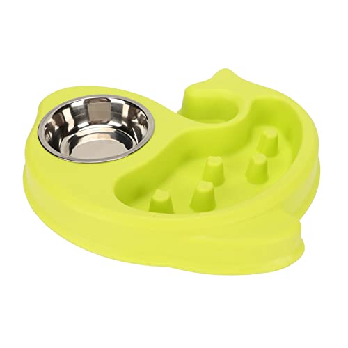Tomantery Langsamer Fressnapf für Hunde, Klebefest, Spülmaschinenfest, Hunde-Puzzle-Futternapf, Verhindert Verrutschen, mit Edelstahlnapf für Welpen Tomantery Langsamer Fressnapf für Hunde, Klebefest, Spülmaschinenfest, Hunde-Puzzle-Futternapf, Verhindert Verrutschen, mit Edelstahlnapf für Welpen von Tomantery