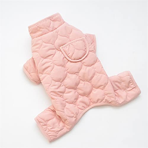 Hundeoverall für Welpen, klein, warm, Hundekleidung, Winter, Haustier, Mantel, Outfit, Yorkshire-Zwergspitz, Bichon-Pudel, Hundekleidung (Rosa XXL-Code) von Tomator