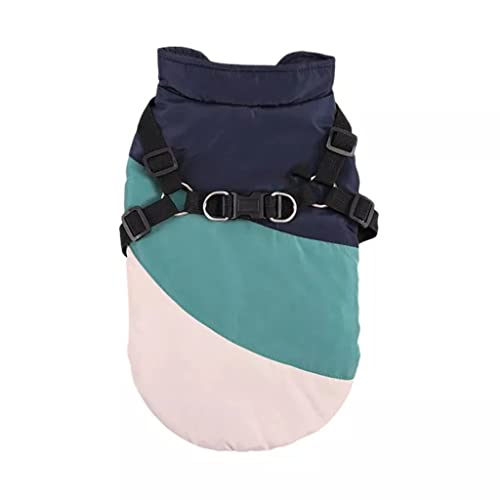 Jacken, Winter, kaltes Wetter, Hundemäntel mit Geschirr, weich, warm, Sportkleidung, Bekleidung für kleine, mittelgroße und große Hunde (grüner XL-Code) von Tomator
