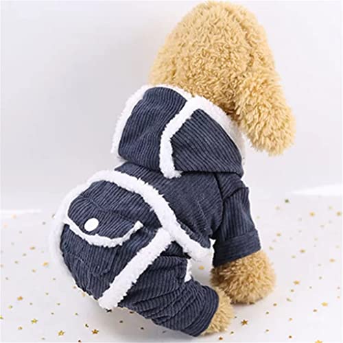 Mantel Jacke Winter Hund Französische Bulldogge Warme Haustierkleidung Welpenkleidung Für Kleine Mittelgroße Hunde Weste Wendbar von Tomator