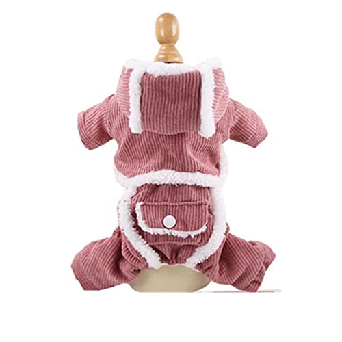 Mantel Jacke Winter Hund Französische Bulldogge warme Haustierkleidung Welpenkleidung für kleine mittlere große Hunde Weste wendbar (A XXL-Code) von Tomator