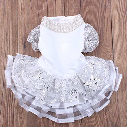 Pet Puppy Formelle Kleidung Hochzeitskleid Pet Puppy Rock Elegantes Kleid Tutu Kleidung Kleidung (A Lcode) von Tomator