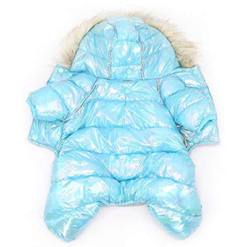 Warme Hundekleidung Winter Dickes Fell Haustier Welpen Jacke Mantel Hundekostüm Kleidung für kleine mittelgroße Hunde (A 12code) von Tomator