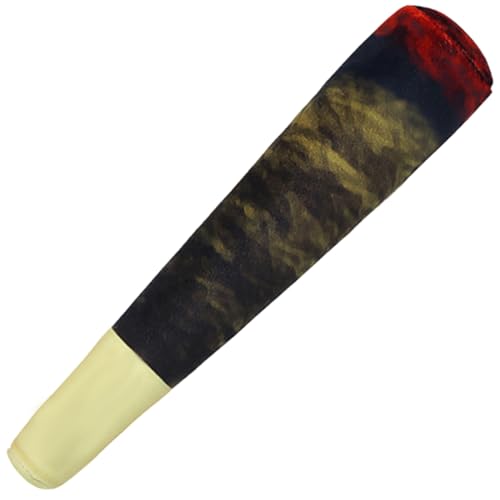 Tomedeks 1 x lustiges Hundespielzeug, 27 cm, Plüsch-Quietschspielzeug für mittelgroße und kleine und große Hunde, coole Füllung für Geburtstag und Dekoration (Zigarettenform, A) von Tomedeks