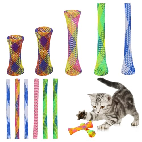 Tomedeks Katzenfederspielzeug, Kunststoff, weich, Federspielzeug, interaktives Katzenspielzeug, Federspielzeug, Katzen schleifen Krallen und knabbern an Spielzeug, zufällige Farbe, 30 Stück Tomedeks Katzenfederspielzeug, Kunststoff, weich, Federspielzeug, interaktives Katzenspielzeug, Federspielzeug, Katzen schleifen Krallen und knabbern an Spielzeug, zufällige Farbe, 30 Stück von Tomedeks