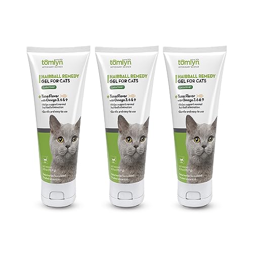 TOMLYN Laxatone Thunfisch Flavored Hairball Remedy Gel für Katzen und Kätzchen, Haarball Gel für Katzen, um Haarballen vorzubeugen und eine gesunde Verdauung zu fördern, 3 Stück TOMLYN Laxatone Thunfisch Flavored Hairball Remedy Gel für Katzen und Kätzchen, Haarball Gel für Katzen, um Haarballen vorzubeugen und eine gesunde Verdauung zu fördern, 3 Stück von Tomlyn