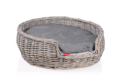 Tommi 00913 Wicker Hundebett rund von Tommi