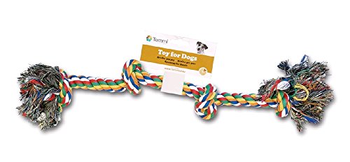 Tommi Hundespielzeug Spieltau Baumwolle Zahn Zerr Knoten Seil Tau Speilzeug (Gr.6) von Tommi